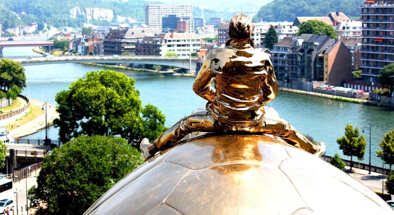 Arcadia - Peniche De Standing A Namur Avec Vue Sur La Citadelle Экстерьер фото
